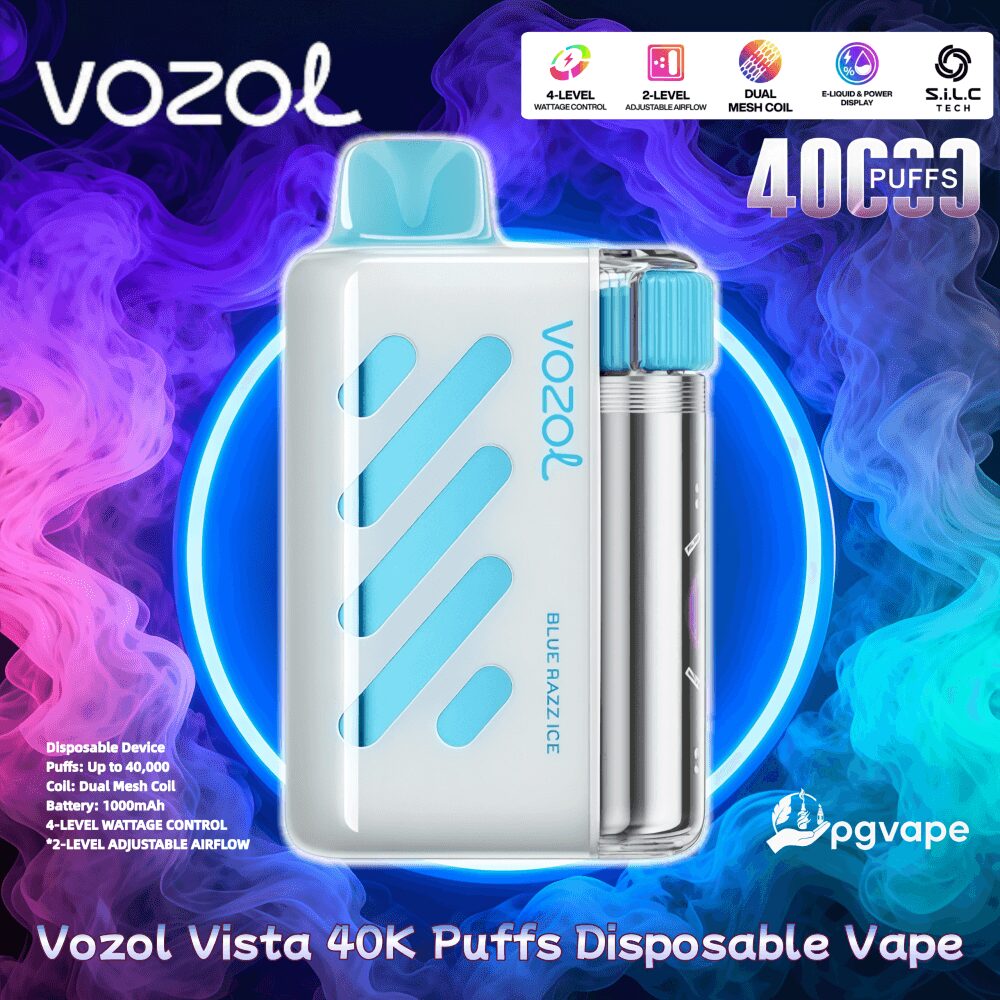 Vozol Vista 40000 | 40K Puffs Disponibel Vape | 5% Nikotiner | 23 Smaker | Smart Screen | Vape Factory Direct - Bild 2