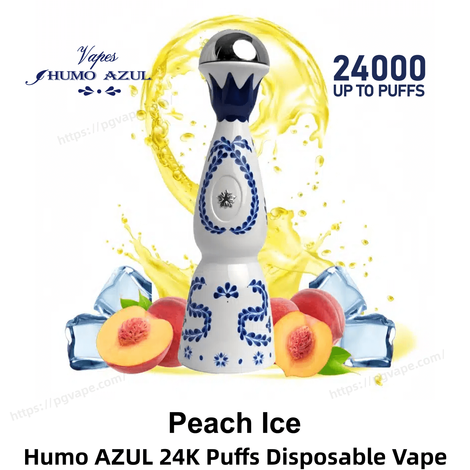 Humo AZUL 24000 24K Puffs Disposable Vape Modern Mesh TPD2 Certified 2%  Nicotine 12Tastes Tequila Bottle Design Vape Factory Direct