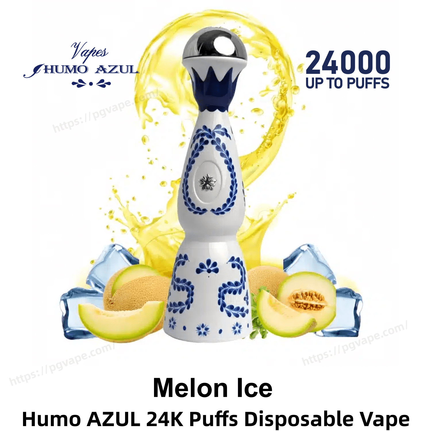 Humo AZUL 24000 24K Puffs Disposable Vape Modern Mesh TPD2 Certified 2%  Nicotine 12Tastes Tequila Bottle Design Vape Factory Direct