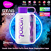 Vozol Star 40000 40K Puffs Dual Mode Disposable Vape Curved LED Screen Vape Factory Direct