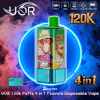 UOR 120000 120k Puffs 4 in 1 Flavors Disposable Vape-Vape Factory Direct
