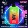 Bang 36000 Lce Level  36K Puffs Disposable Vape Smart Full Screen  Vape Factory Direct