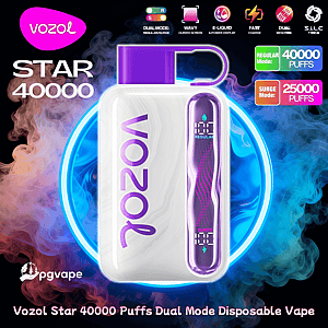 Vozol Star 40000 40K Puffs Dual Mode Disposable Vape Curved LED Screen Vape Factory Direct