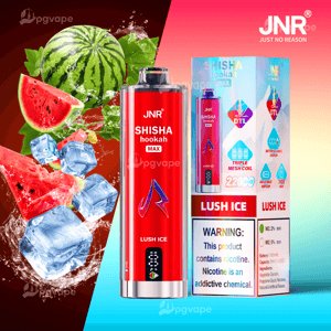 Red JNR Shisha Hookah Max disposable vape labeled 