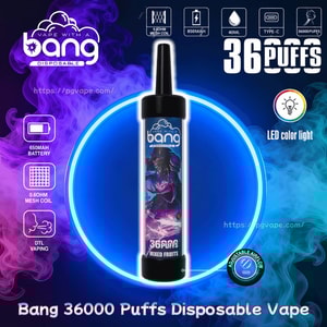Bang 36000 Puffs Disposable Vape LED Color Light | Vape Factory Direct