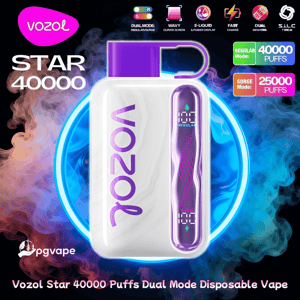 Vozol Star 40000 40K Puffs Dual Mode Disposable Vape Curved LED Screen Vape Factory Direct